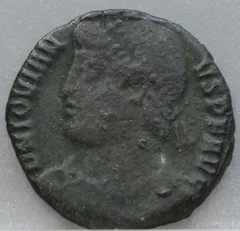 AE Follis 363 — Jovianus, Constantinopel voorzijde, Brons