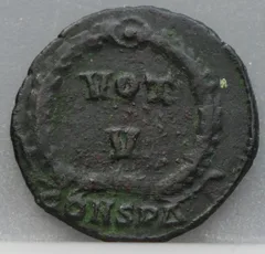 AE Follis 363 — Jovianus, Constantinopel achterzijde, Brons