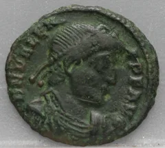 AE Follis 367-370 Valens — Thessalonica achterzijde, brons