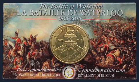 België 2½ euro 2015 coincard Slag bij Waterloo