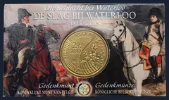 België 2½ euro 2015 coincard Slag bij Waterloo