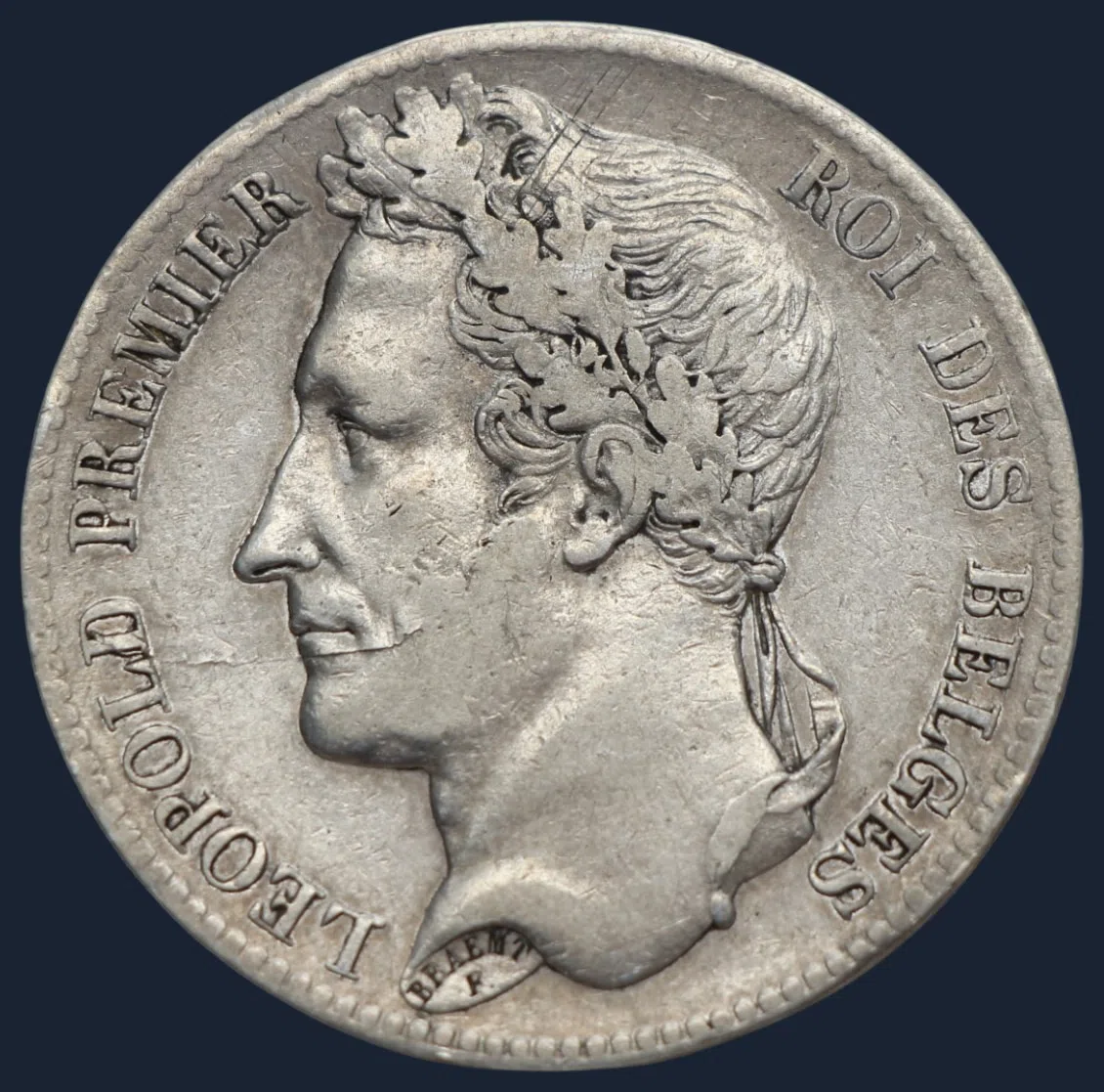 België 5 francs 1844 pos. B