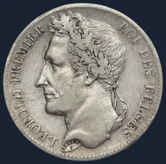België 5 francs 1844 pos. B