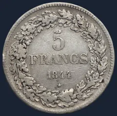 België 5 francs 1844 pos. B