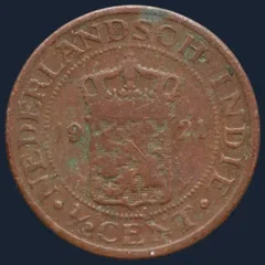 ½ Cent 1921 Nederlands-Indië