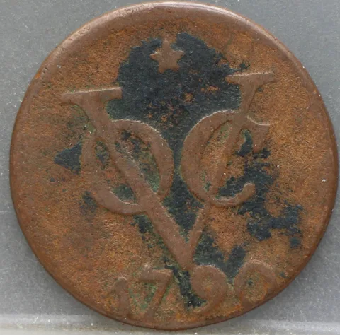 Dubbele Duit 1790 Utrecht VOC