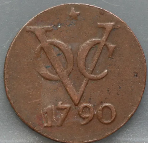 Dubbele Duit 1790 Utrecht VOC