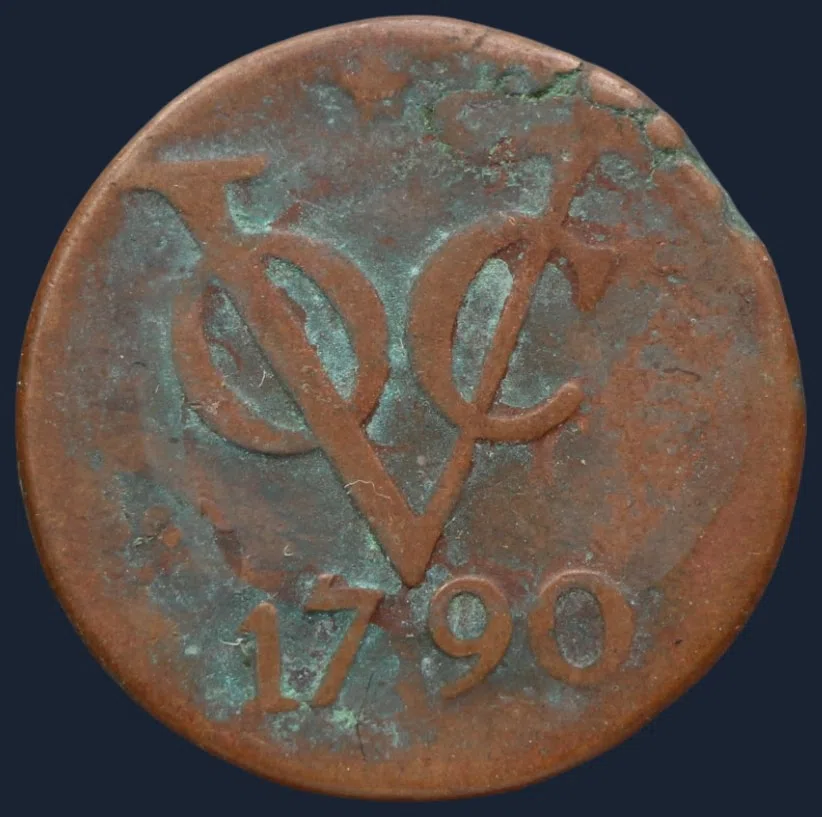 Dubbele Duit 1790 Utrecht VOC