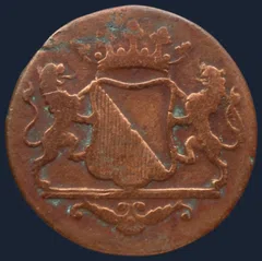 Dubbele Duit 1790 Utrecht VOC