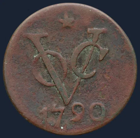 Dubbele Duit 1790 Utrecht VOC