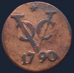 Dubbele Duit 1790 Utrecht VOC