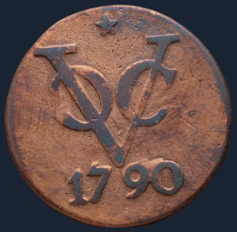 Dubbele Duit 1790 Utrecht VOC
