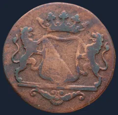 Dubbele Duit 1790 Utrecht VOC