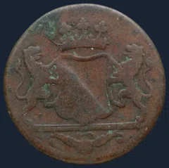 Dubbele Duit 1790 Utrecht VOC