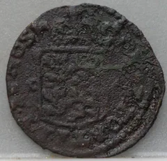 Duit 1658 West-Friesland — Koper achterzijde