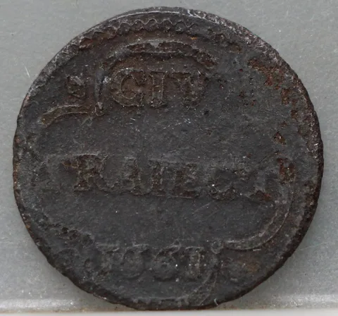 Duit 1661 Stad Utrecht