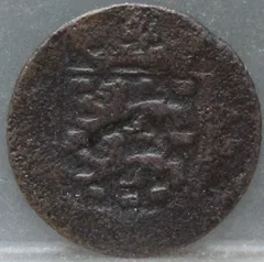Duit 1682 Friesland — Koper achterzijde
