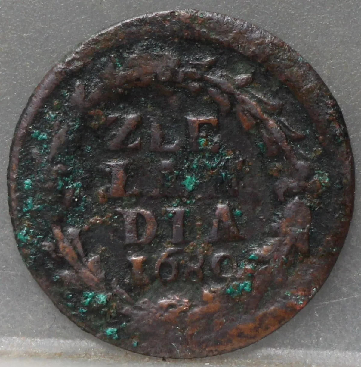 Duit 1689 Zeeland voorzijde