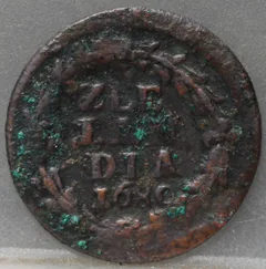 Duit 1689 Zeeland voorzijde