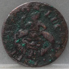 Duit 1689 Zeeland achterzijde