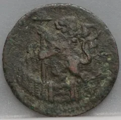 Duit 1702 Holland achterzijde