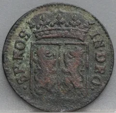 Duit 1703 Gelderland achterzijde