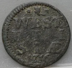 Duit 1716 West-Friesland — Koper voorzijde