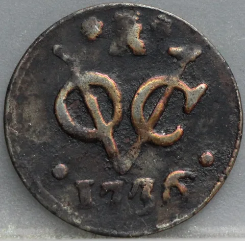 Duit 1736 Zeeland VOC
