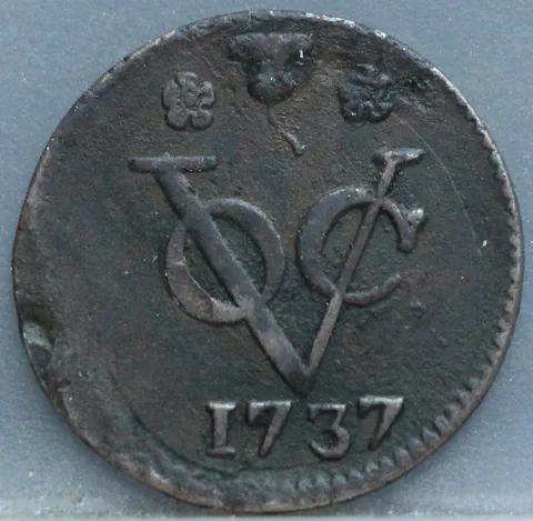 Duit 1737 West Friesland VOC