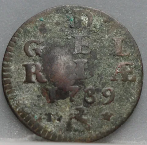 Duit 1739 Gelderland