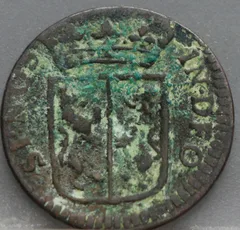 Duit 1739 Gelderland achterzijde