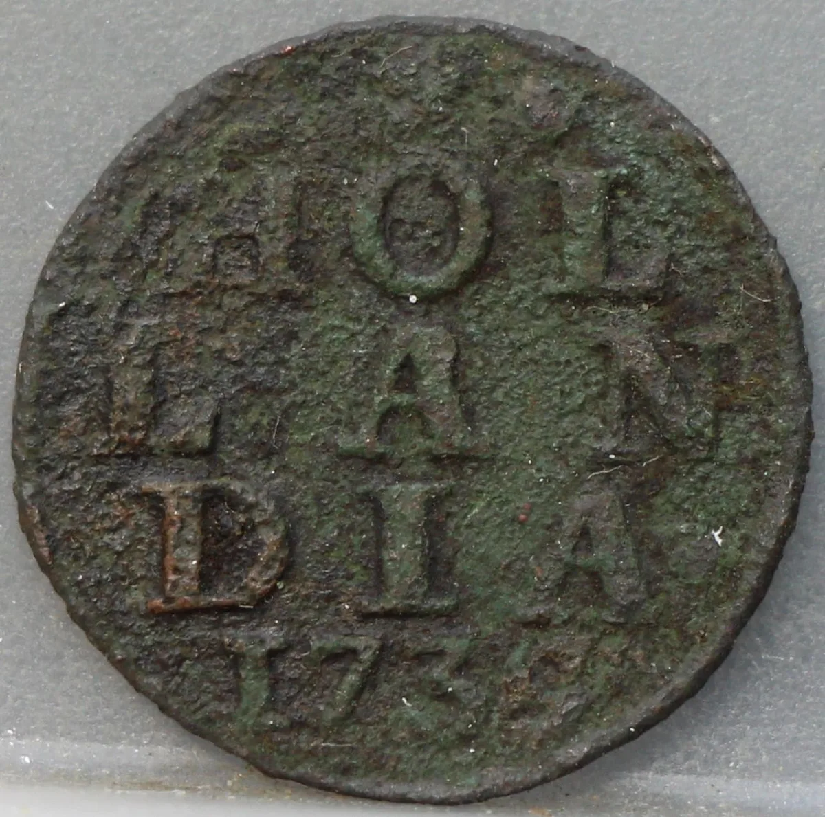 Duit 1739 Holland voorzijde