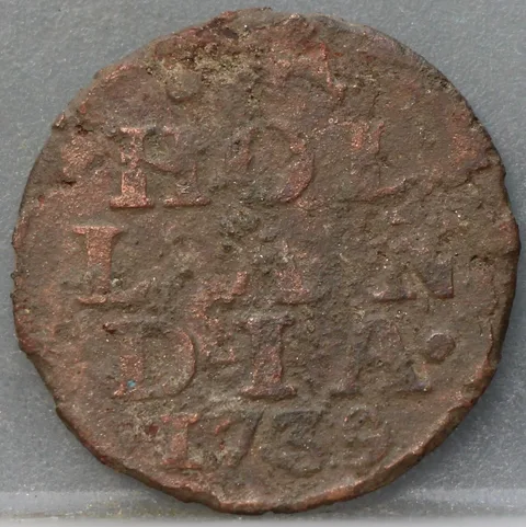 Duit 1739 Holland
