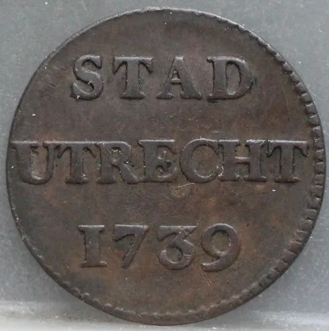 Duit 1739 Stad Utrecht