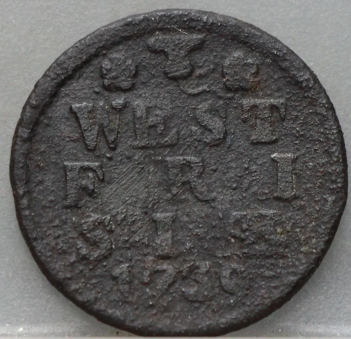 Duit 1739 West-Friesland voorzijde