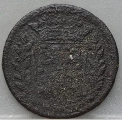 Duit 1739 West-Friesland achterzijde