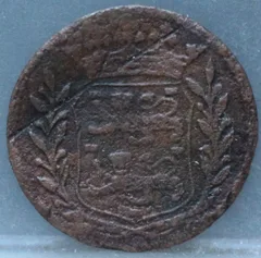 Duit 1739 West-Friesland — Koper achterzijde
