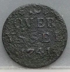Duit 1741 Overijssel voorzijde