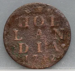Duit 1742 Holland voorzijde