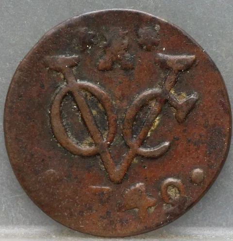 Duit 1749 Zeeland VOC