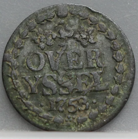 Duit 1753 Overijssel