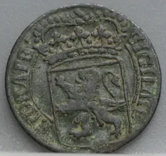Duit 1753 Overijssel achterzijde
