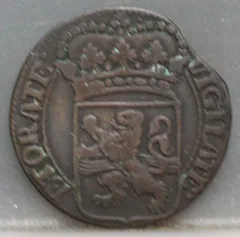 Duit 1754 Overijssel achterzijde