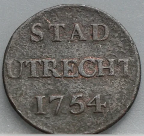 Duit 1754 Stad Utrecht