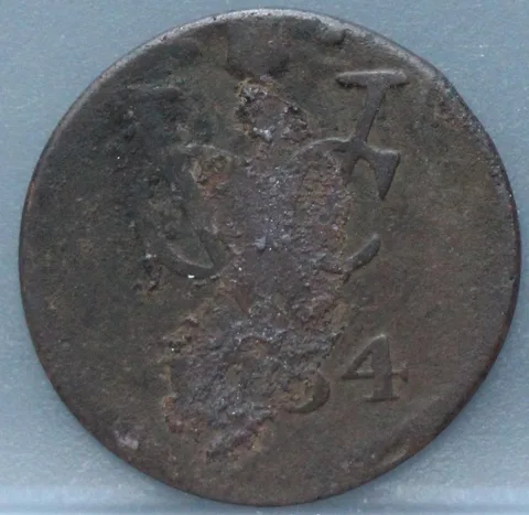Duit 1754 Utrecht — Koper VOC