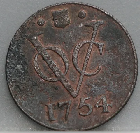 Duit 1754 Utrecht — Koper VOC