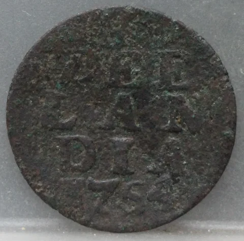 Duit 1754 Zeeland — Koper
