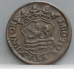 Duit 1754 Zeeland — Koper achterzijde