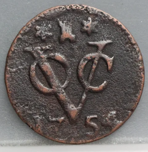 Duit 1754 Zeeland VOC