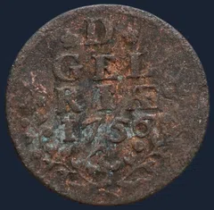 Duit 1756 Gelderland
